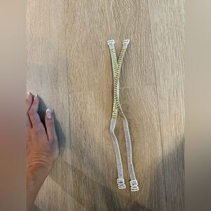 Gold and Silver Braided Straps - never used